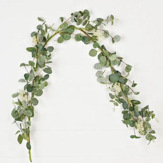 5ft Garland-Seeded Silver Dollar - Brazos Avenue Market 