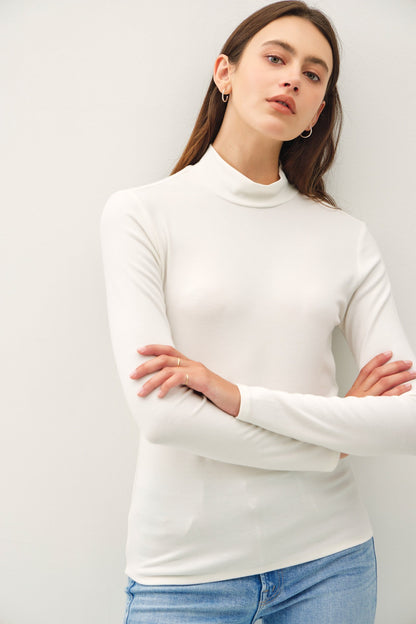 Basic Turtle Neck Top - Brazos Avenue Market 