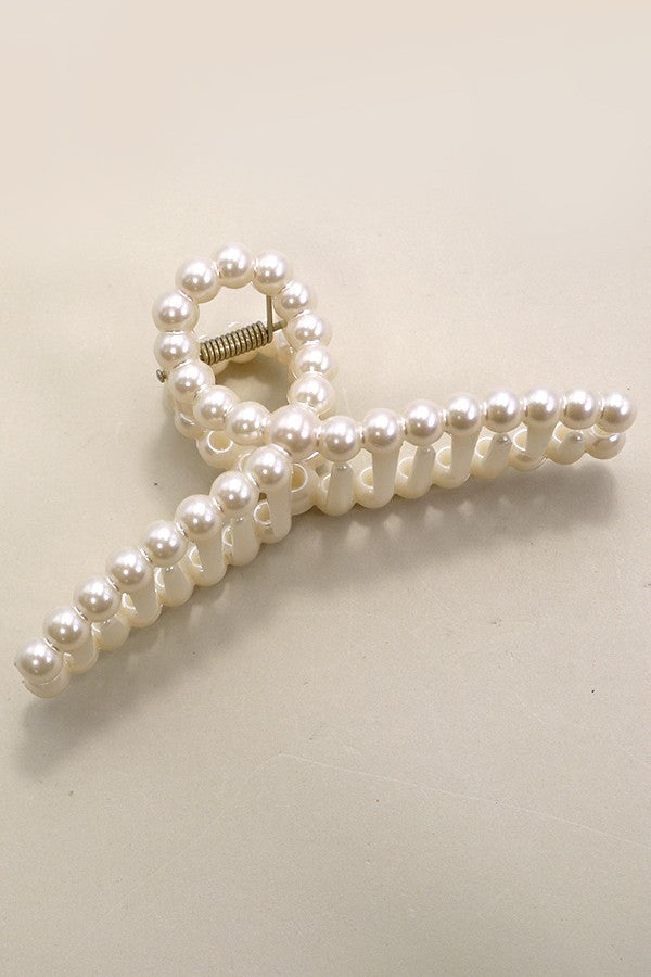 Pearl Hair Claw Clips - Brazos Avenue Market 