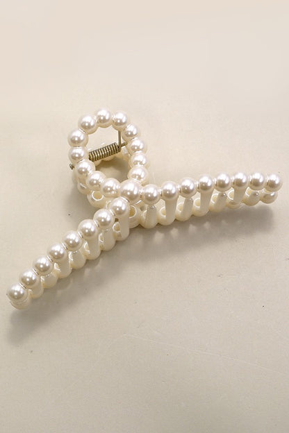 Pearl Hair Claw Clips - Brazos Avenue Market 