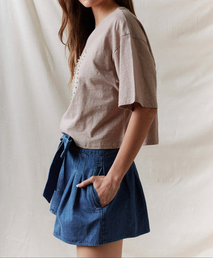 Horseshoe Cropped Top - Brazos Avenue Market 