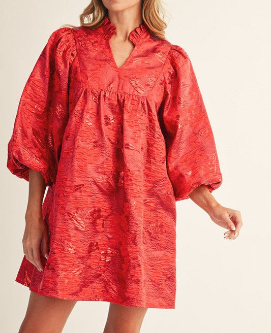 Under The Mistletoe Dress - Brazos Avenue Market 