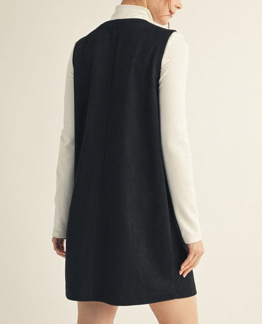 Suede Shift Dress - Brazos Avenue Market 