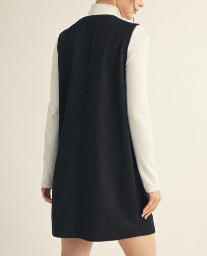 Suede Shift Dress - Brazos Avenue Market 