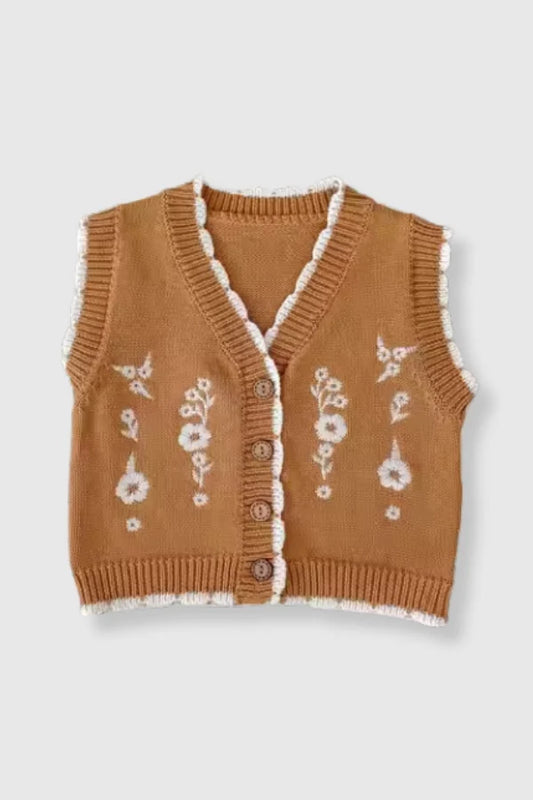 Rustic Charm Sweater Vest - Brazos Avenue Market 