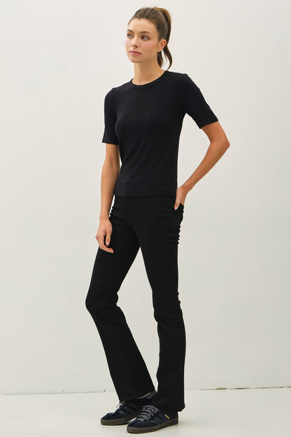 Basic Short Sleeve Top - Brazos Avenue Market 