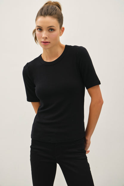 Basic Short Sleeve Top - Brazos Avenue Market 