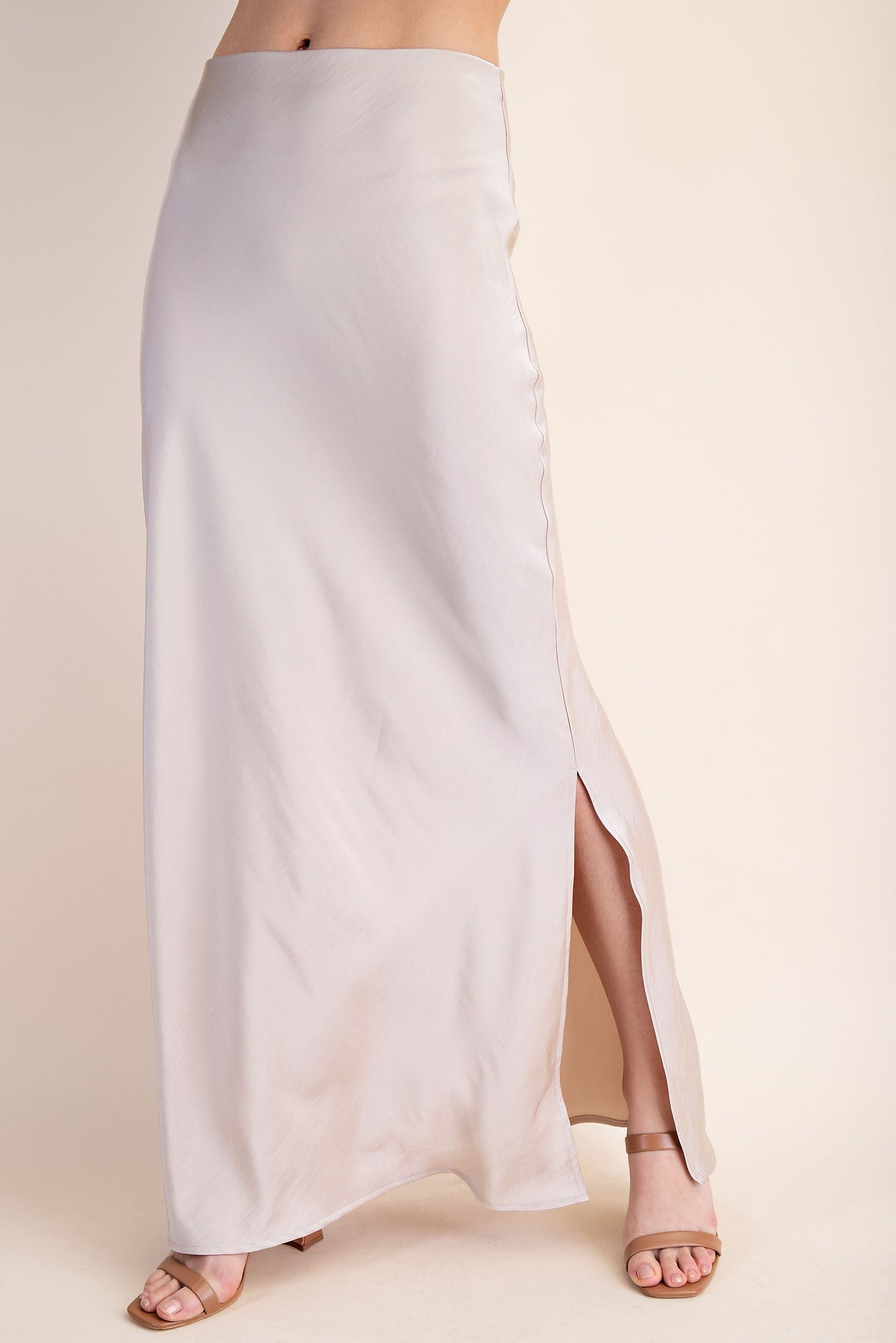 Side Slit Maxi Skirt - Brazos Avenue Market 