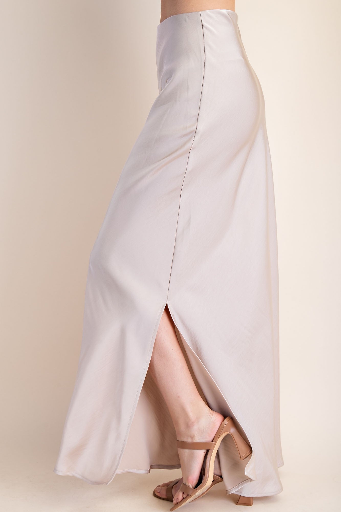 Side Slit Maxi Skirt - Brazos Avenue Market 