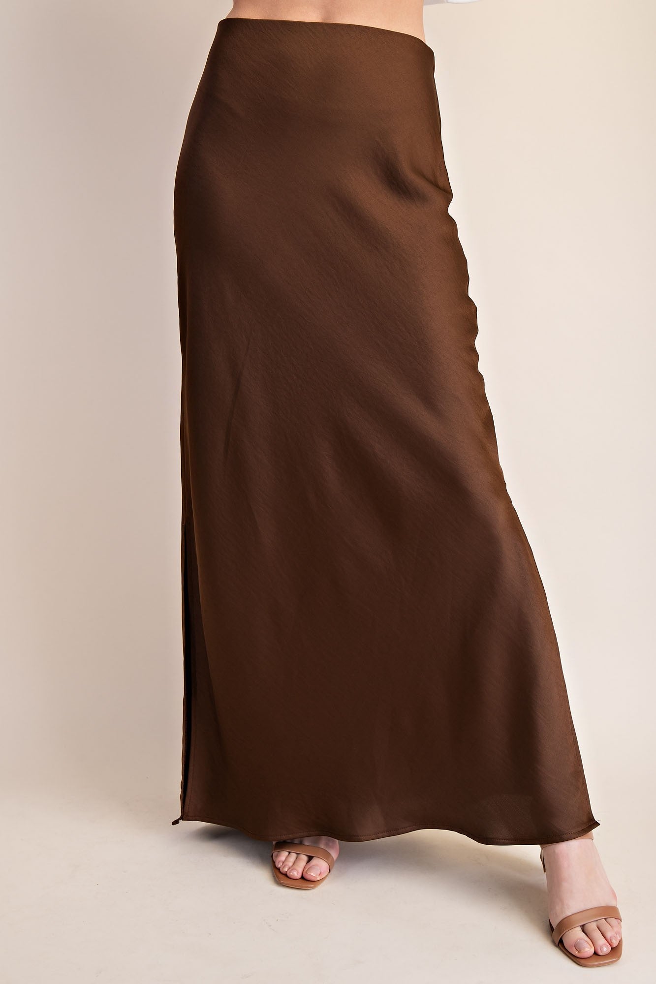 Side Slit Maxi Skirt - Brazos Avenue Market 