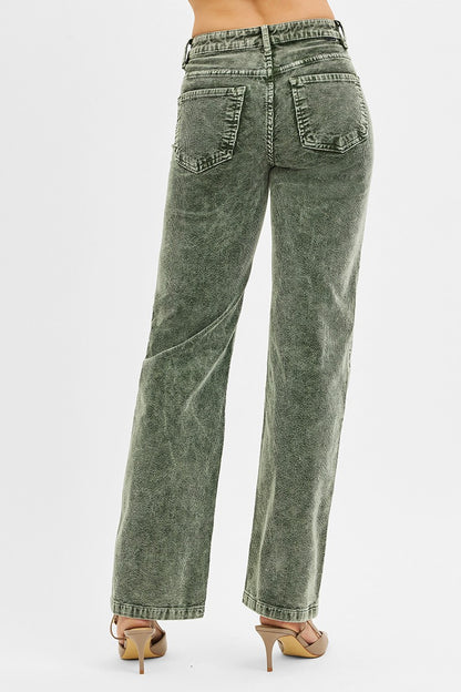 Forest Green Corduroy Pants - Brazos Avenue Market 