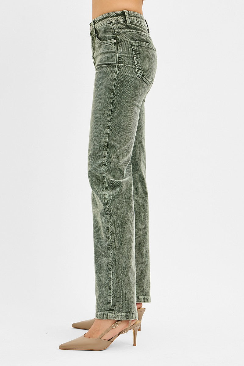 Forest Green Corduroy Pants - Brazos Avenue Market 