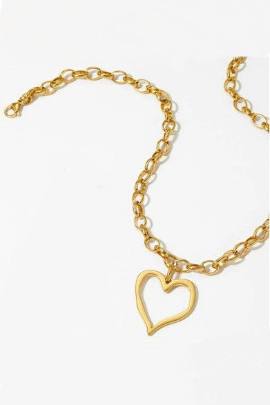 Heart Necklace - Brazos Avenue Market 
