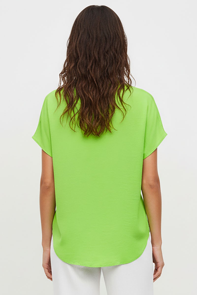 Drop Shoulder Blouse - Brazos Avenue Market 