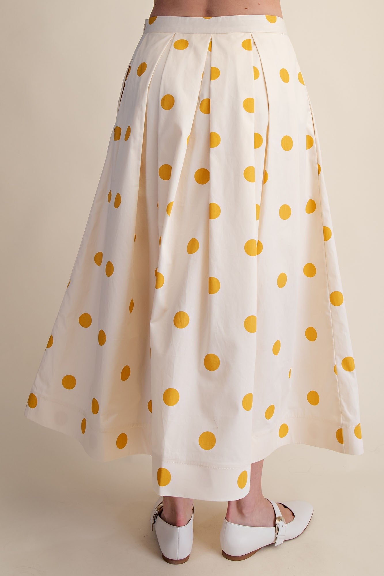 Pleated Midi Skirt - Brazos Avenue Market 