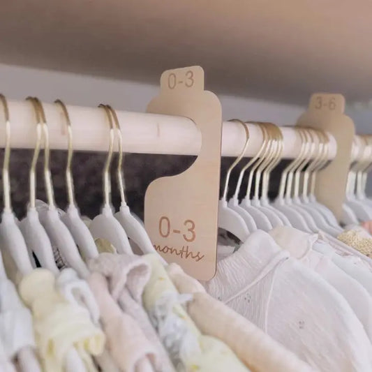 Baby Closet Size Dividers & Organizer – Newborn - 24 Months - Brazos Avenue Market 