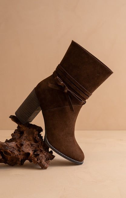 The Lynette Suede Bootie