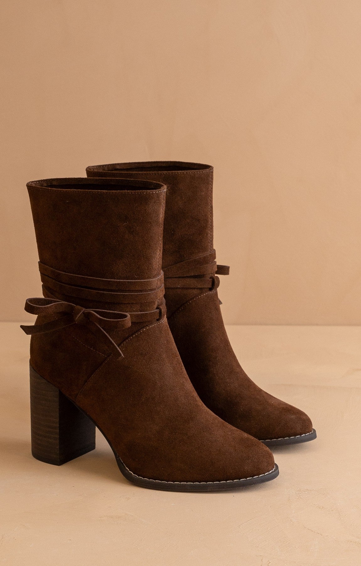 The Lynette Suede Bootie