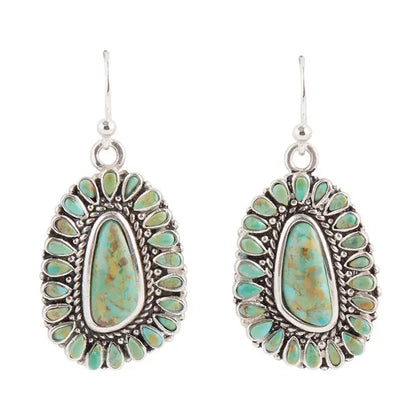 Sedona Turquoise and Sterling Silver Earrings