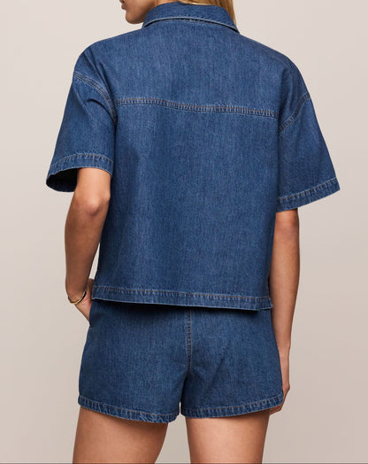 Everyday Denim Button Up