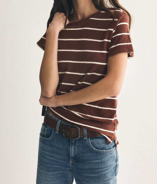 Foundation Stripe Tee - Brazos Avenue Market 