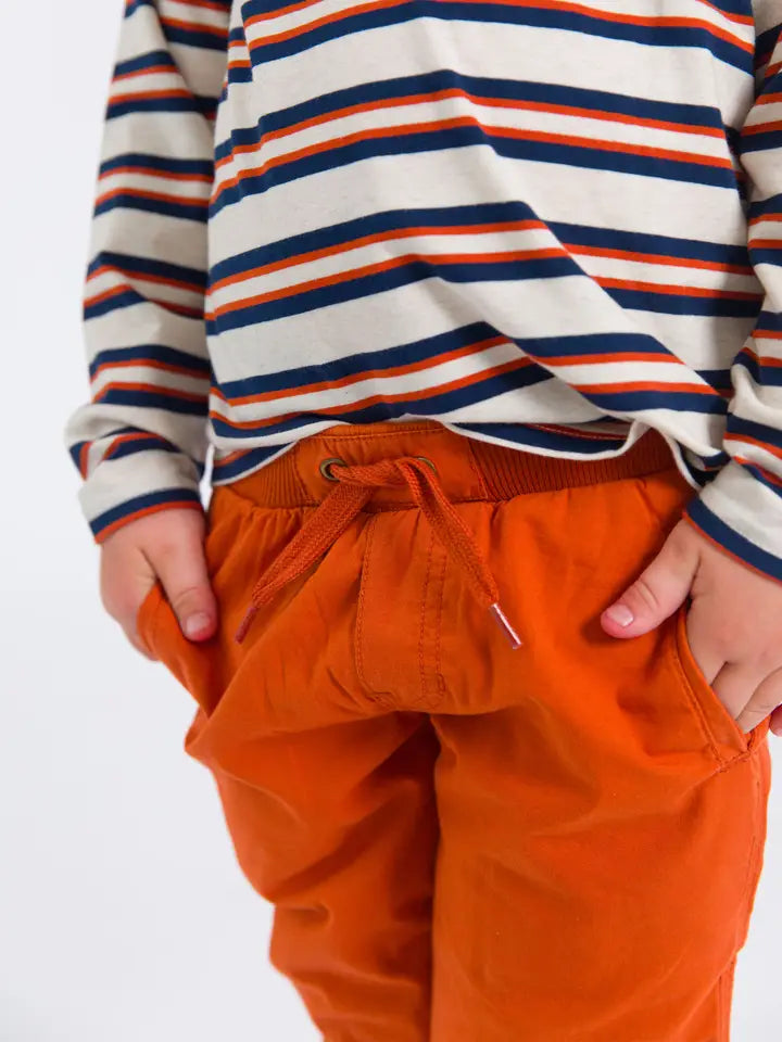 Boys Rust Jogger Pants - Brazos Avenue Market 