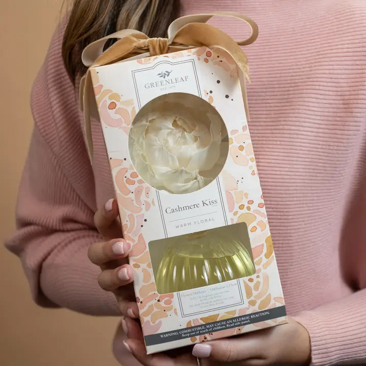 Green Leaf Flower Diffuser - Brazos Avenue Market 