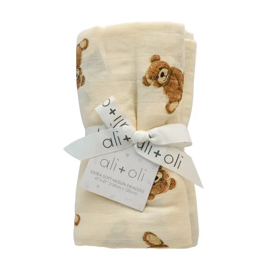 Bamboo Muslin Swaddle Baby Blanket - Brazos Avenue Market 