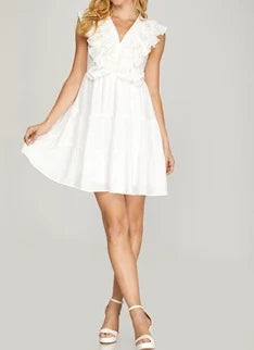Off White Mini Dress