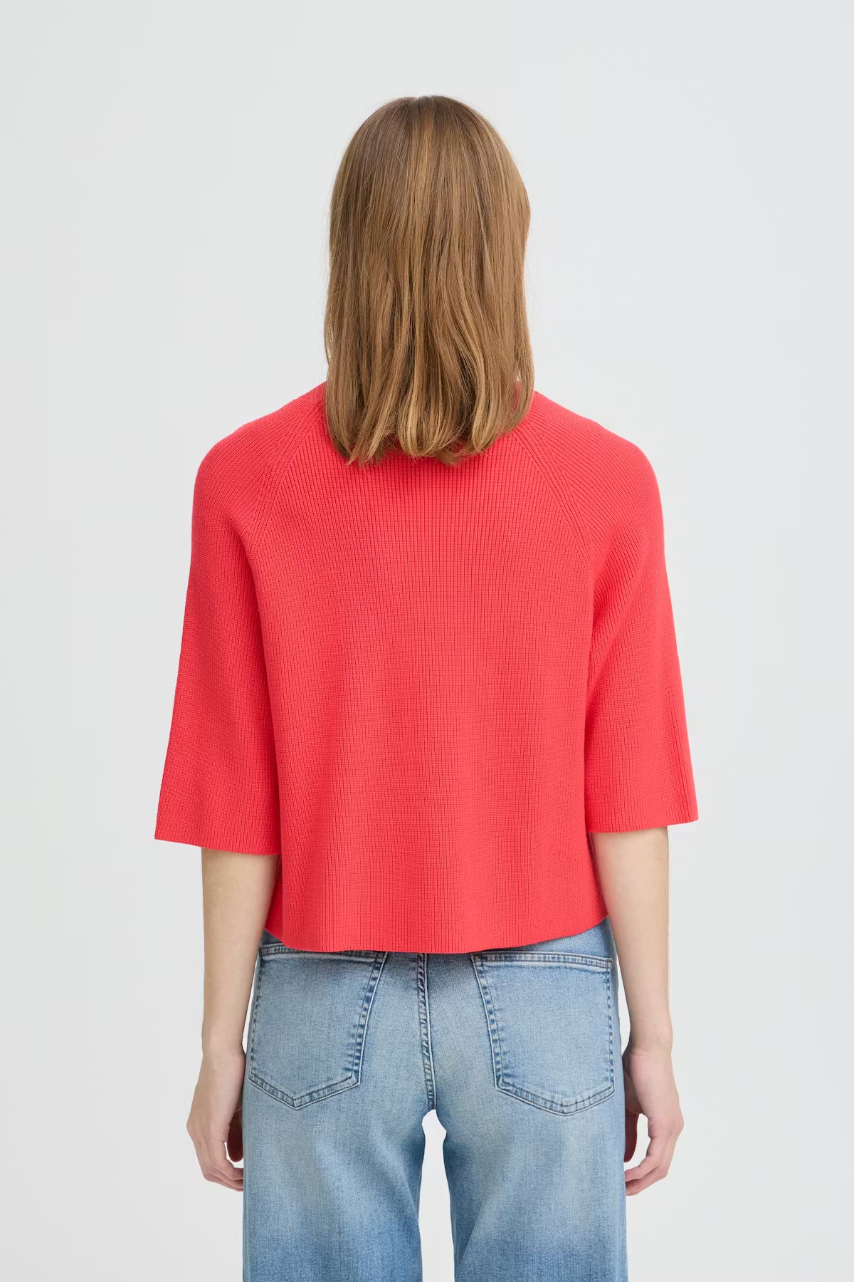 Spring Ribbed Knit Short Sleeve Sweater - Brazos Avenue Market 