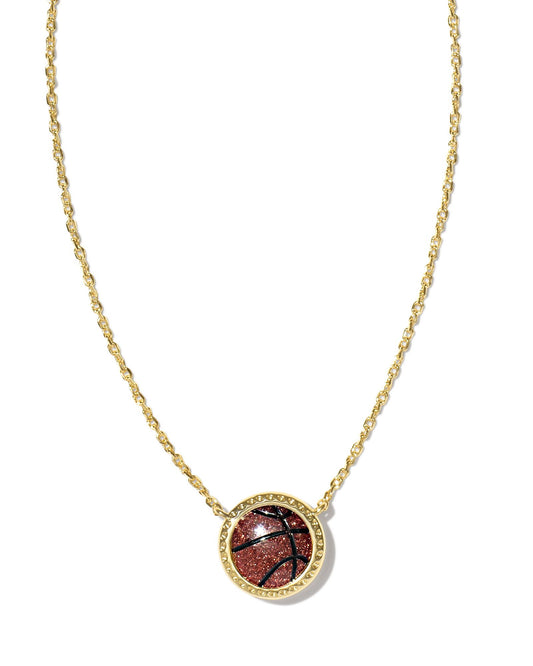 Basketball Short Pendant Necklace - Brazos Avenue Market 