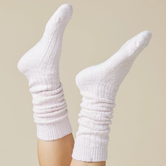 Women's Soft, Cozy, Slouchy Marshmallow Socks with Grippers