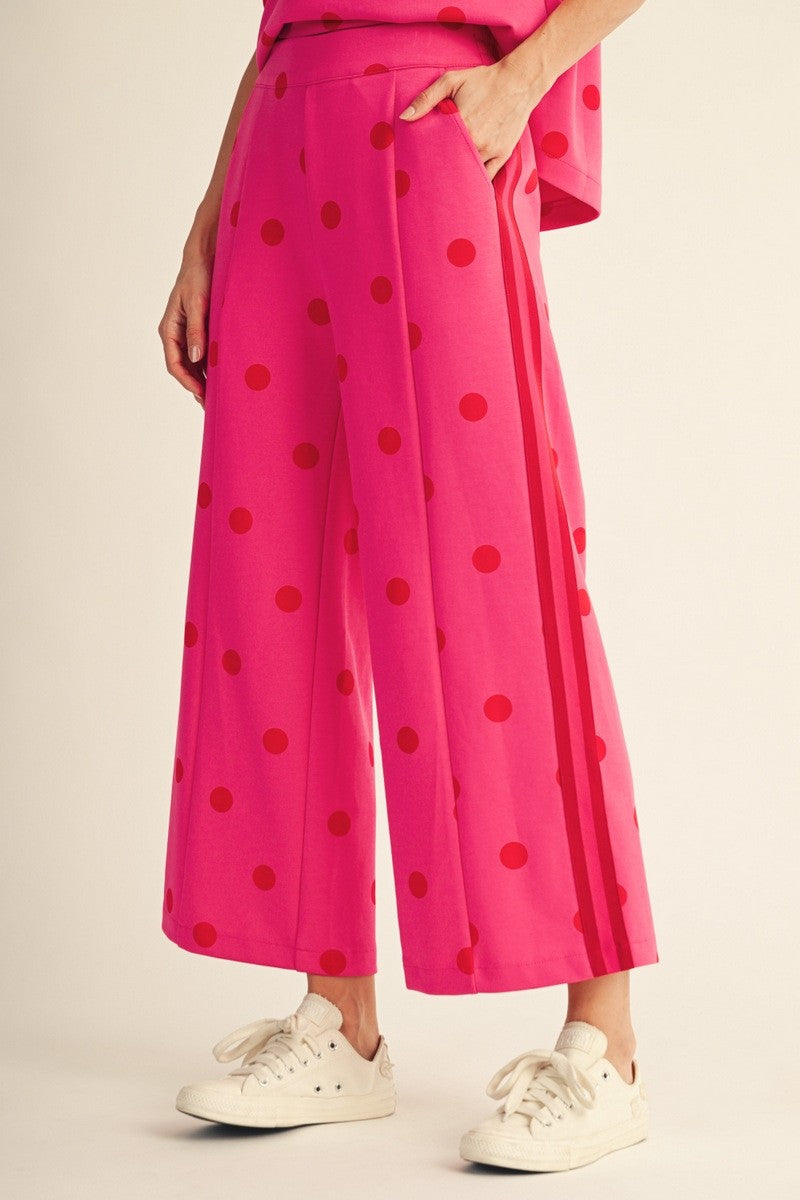 Hot Pink Polka Dot Set