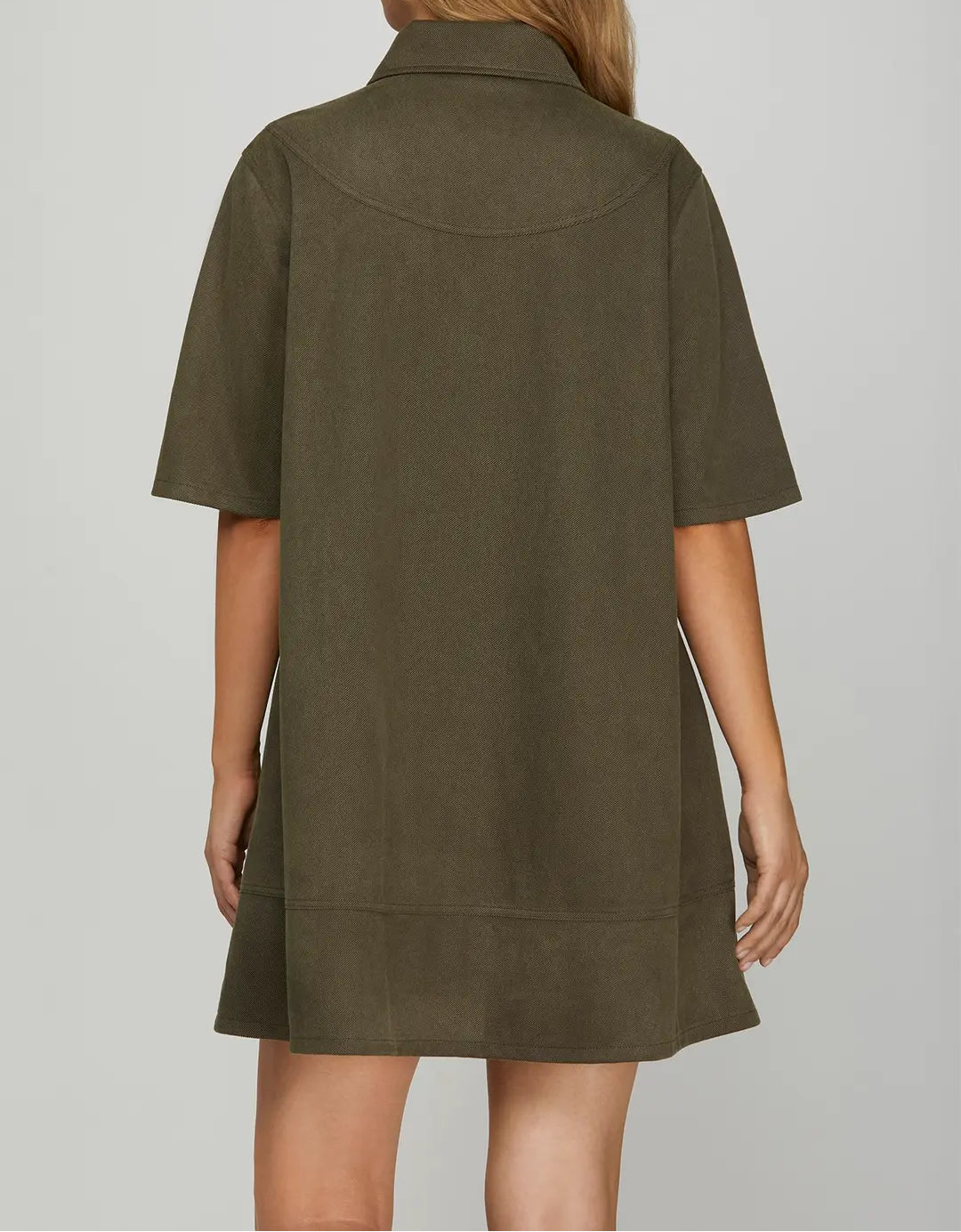Suede Mini Dress