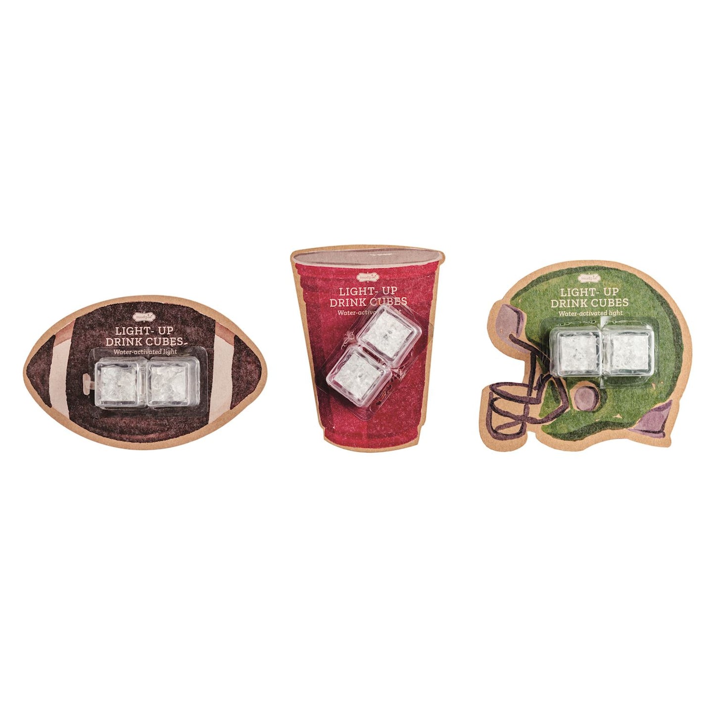 Tailgate Light-Up Drink Cube Sets