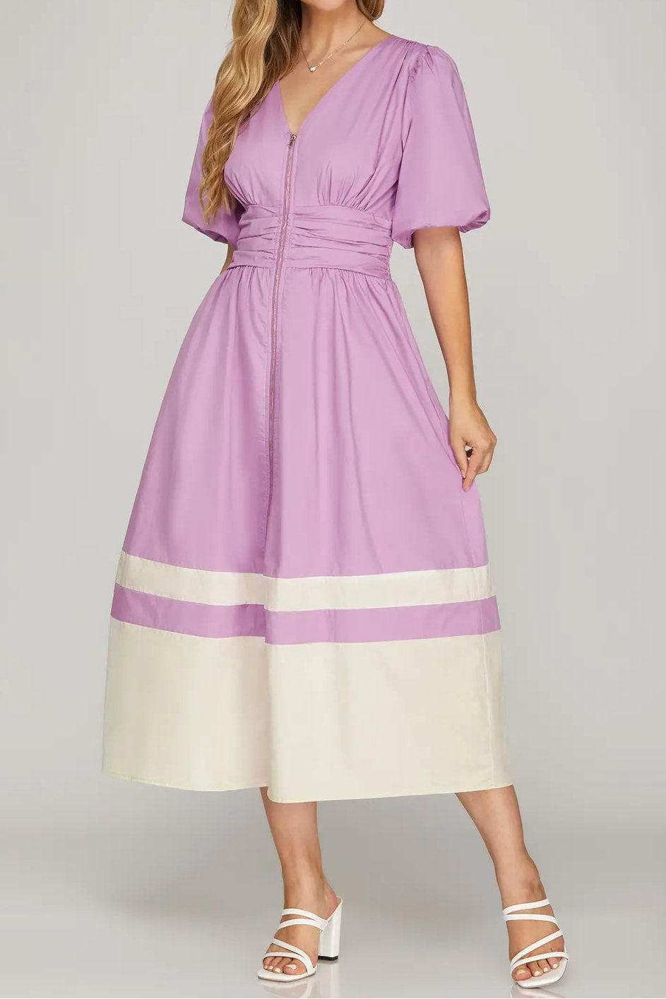 Violet Midi Dress - Brazos Avenue Market 