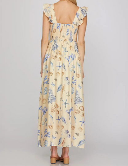 Seaside Vacation Maxi Dress - Brazos Avenue Market 