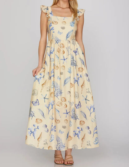 Seaside Vacation Maxi Dress - Brazos Avenue Market 