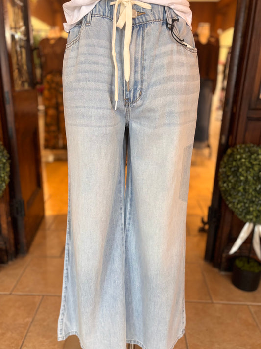 Judy Blue High Waist Palazzo Pant