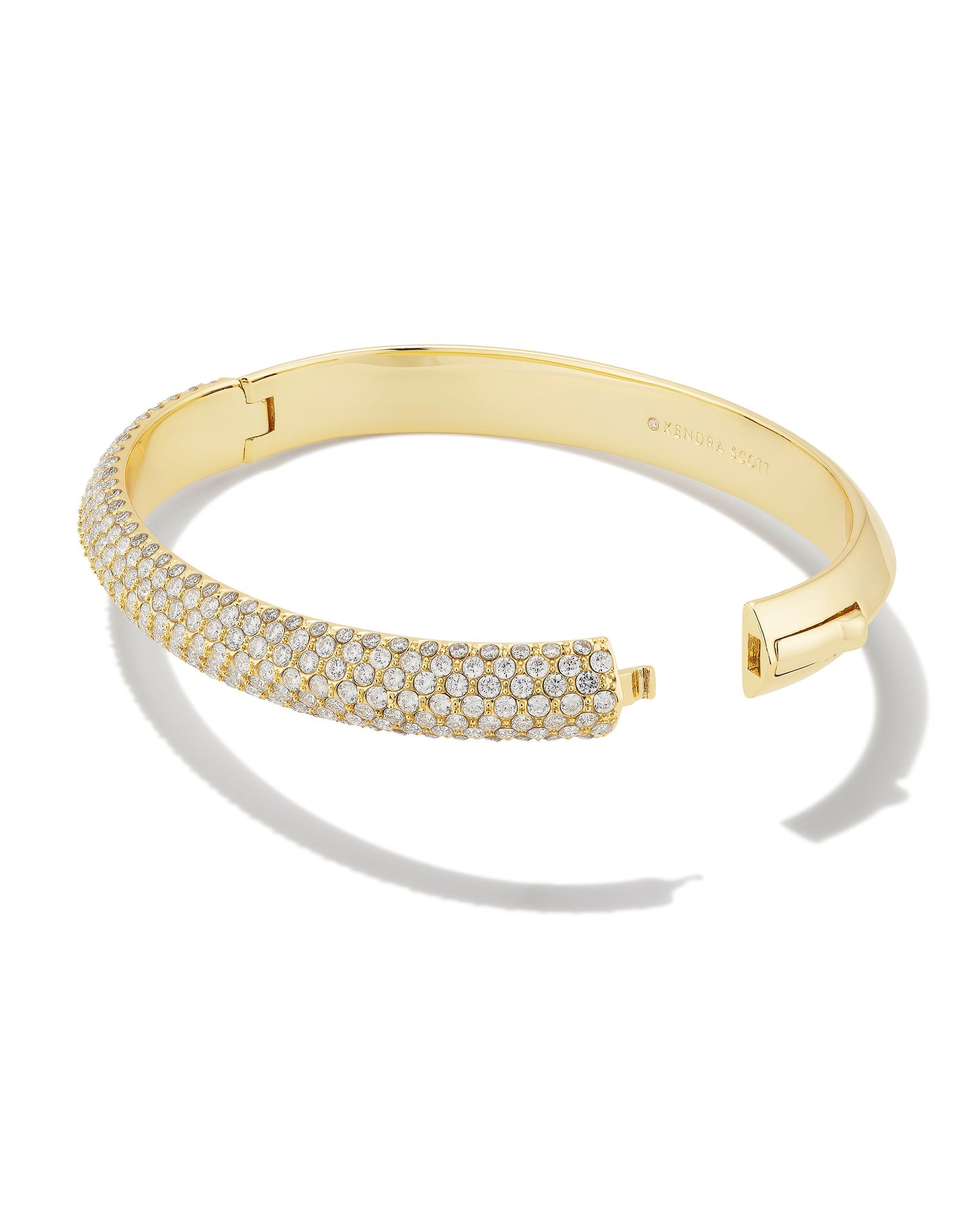 Mikki Gold Pave Bangle Bracelet
