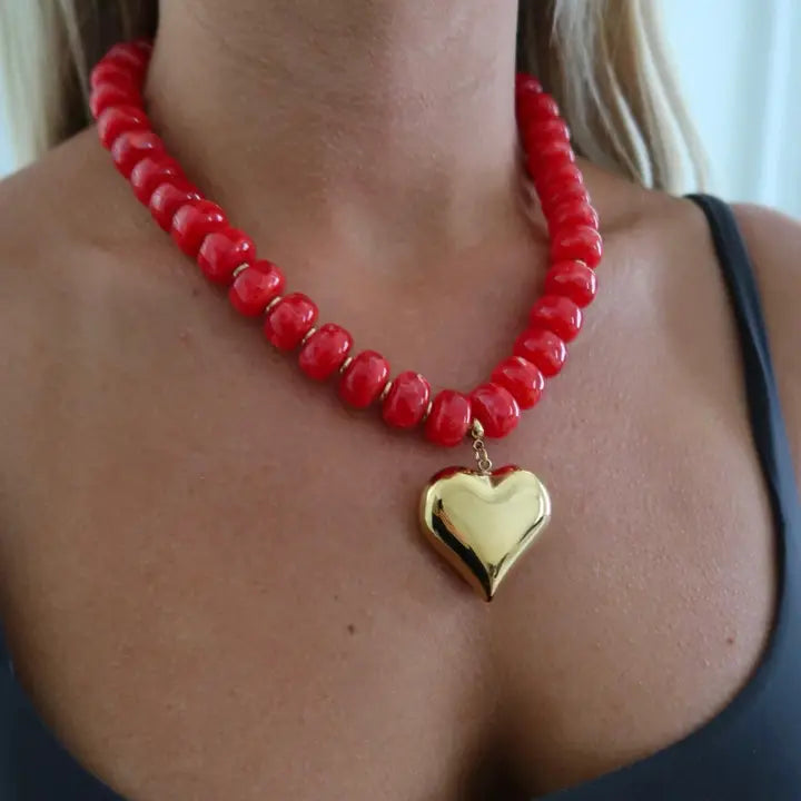 Red Heart Necklace