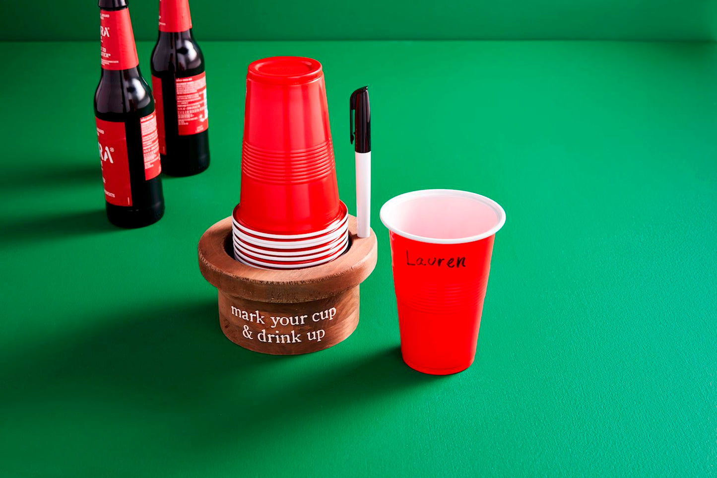 Disposable Cup & Market Set