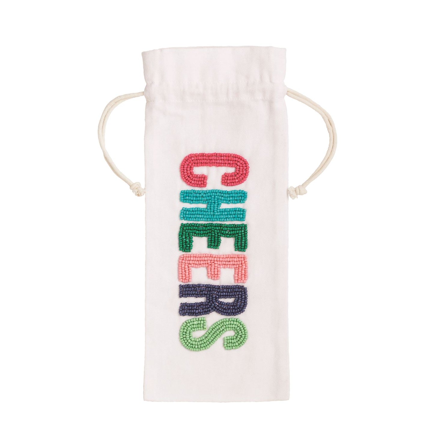 Beaded Birthday Wine Bags
