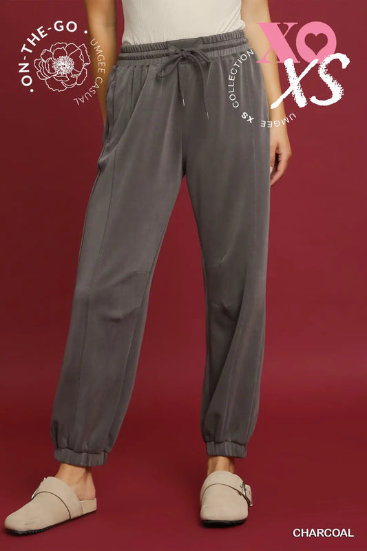 Drawstring Jogger Pants - Brazos Avenue Market 
