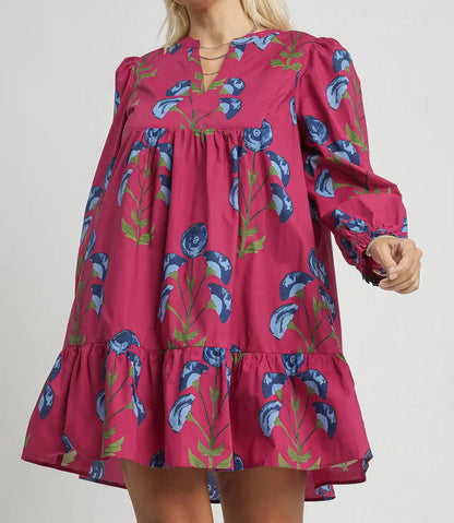 The Berry Confident Dress - Brazos Avenue Market 