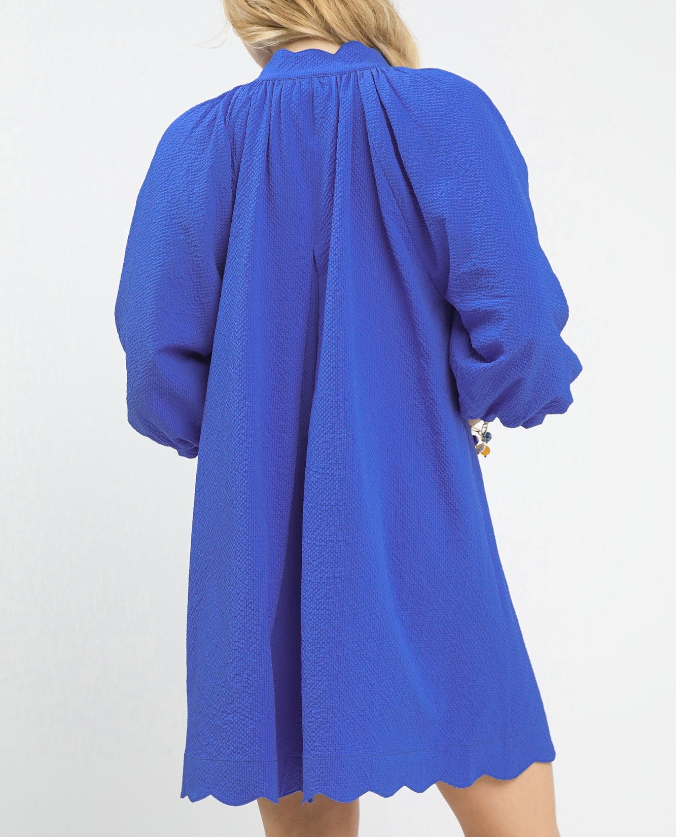 melania trump wore a navy blue dress on inauguration day. Blue Skies Ahead Mini Dress L
