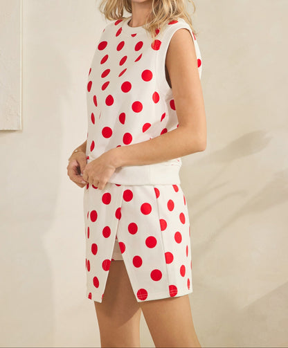 Monroe Polka Dot Skort Set