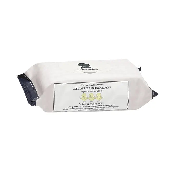 Noodle & Boo Ultimate Baby Cleansing Cloths, Crème Douce, 72ct Per Pack