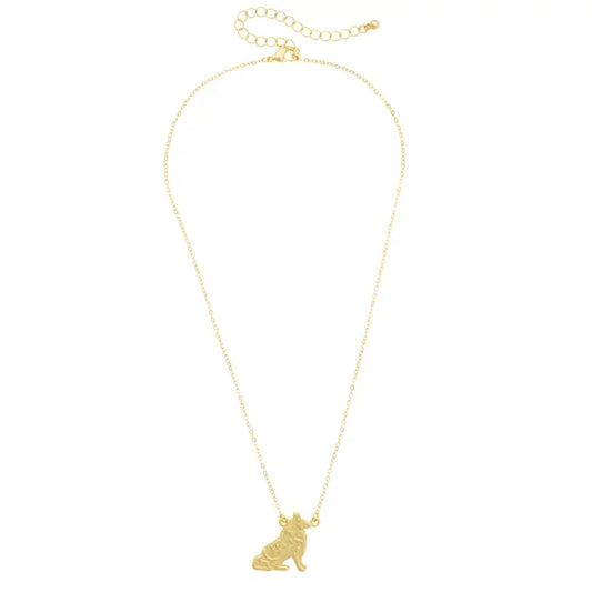 Texas A&M Aggies 24K Stamped Logo Necklace