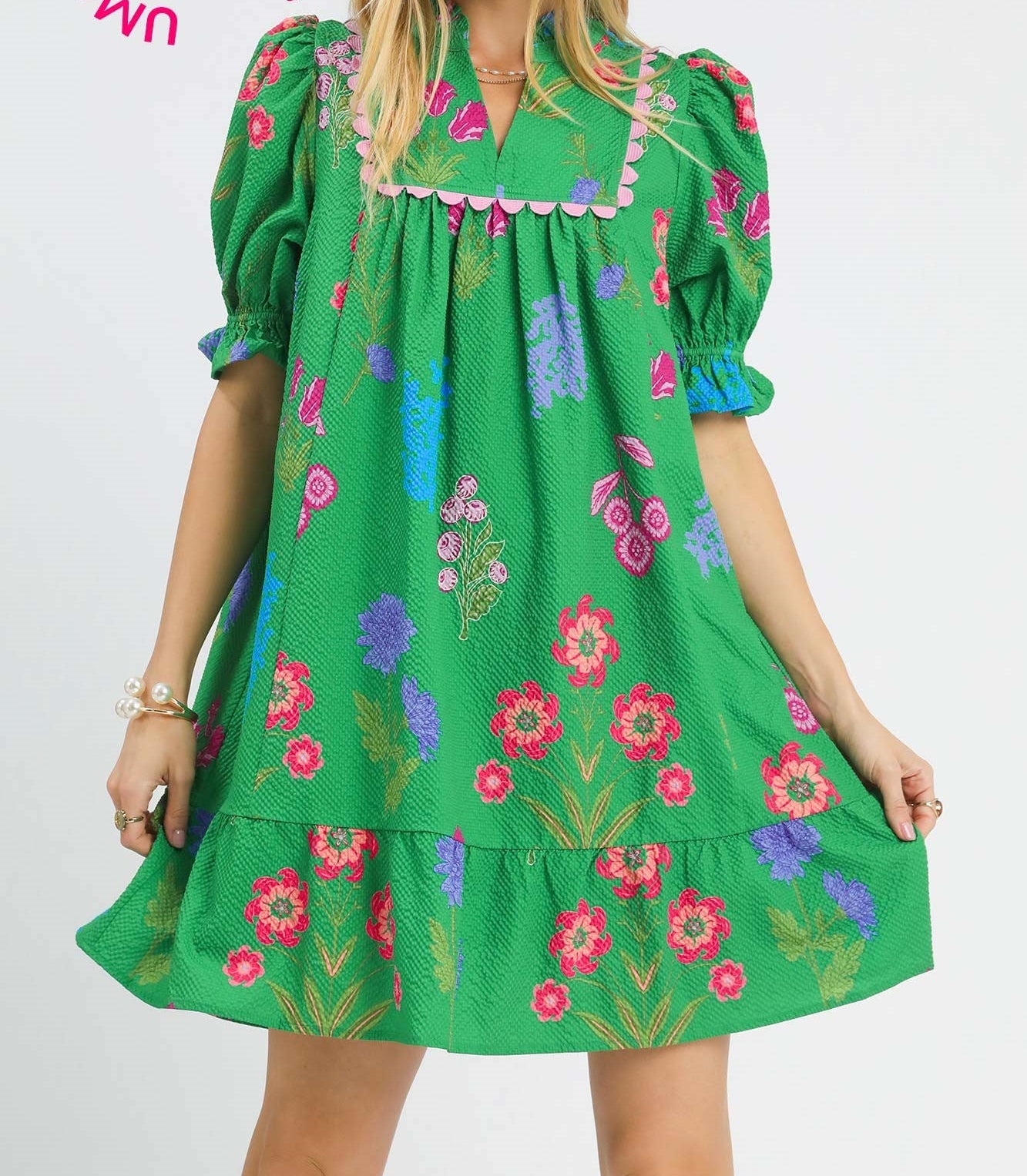 Garden Party Mini Dress - Brazos Avenue Market 
